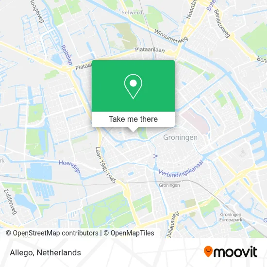 Allego map