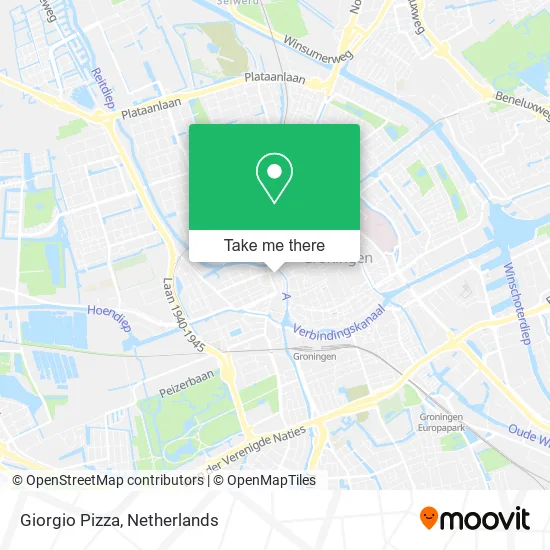 Giorgio Pizza map
