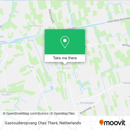 Gastouderopvang Chez Theré map