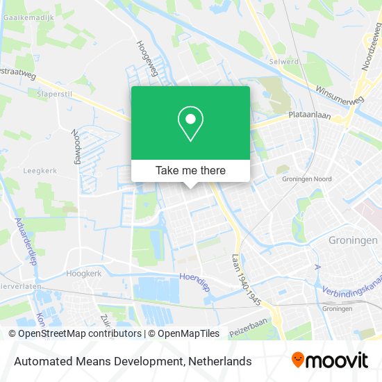 Automated Means Development map