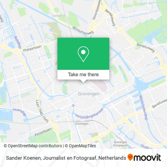 Sander Koenen, Journalist en Fotograaf map