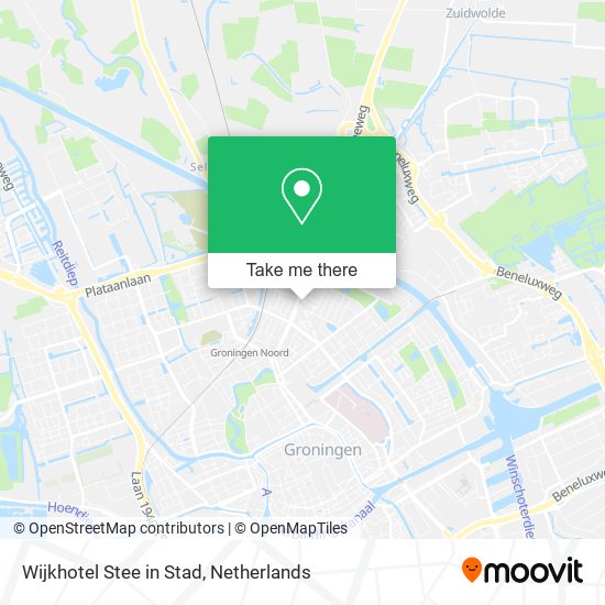Wijkhotel Stee in Stad map