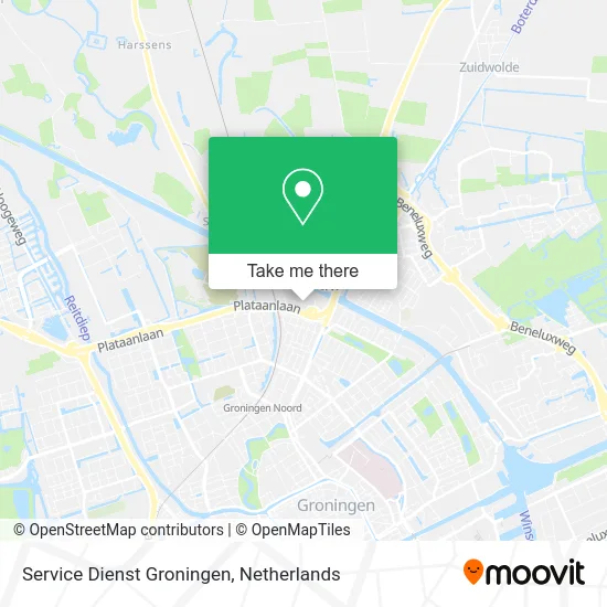 Service Dienst Groningen map