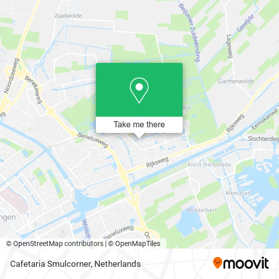 Cafetaria Smulcorner map