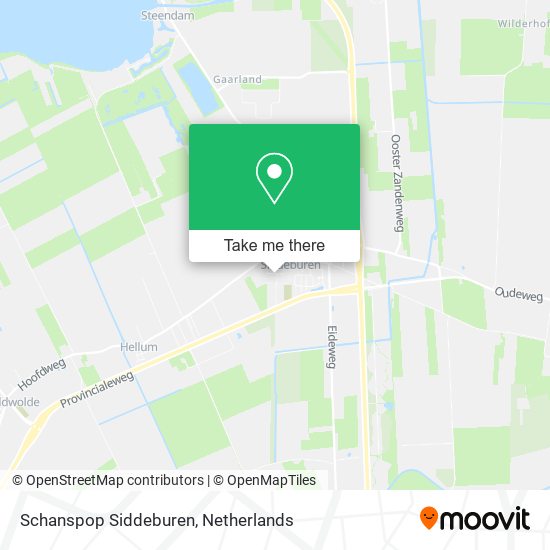 Schanspop Siddeburen map