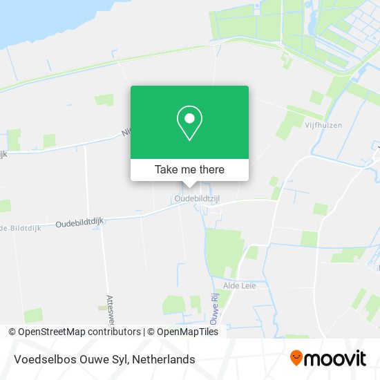 Voedselbos Ouwe Syl map
