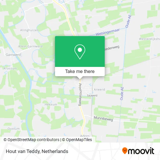 Hout van Teddy map