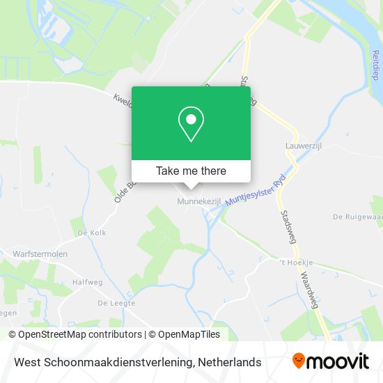 West Schoonmaakdienstverlening map