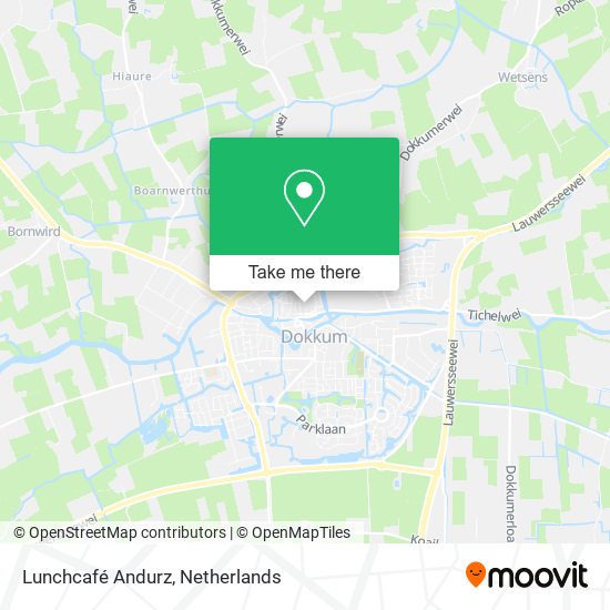 Lunchcafé Andurz map
