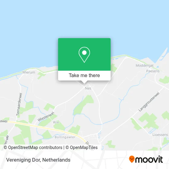 Vereniging Dor map