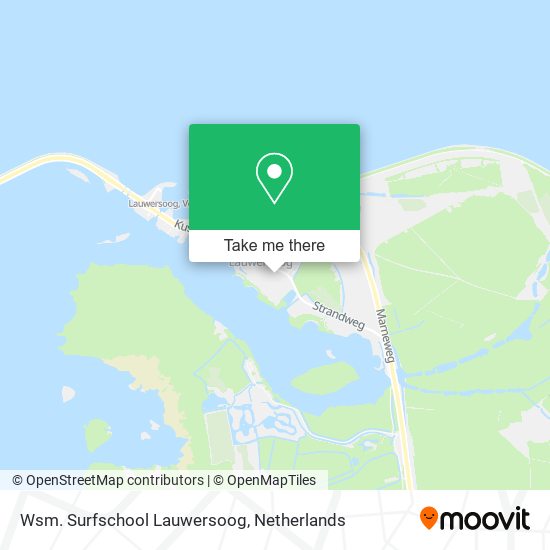 Wsm. Surfschool Lauwersoog map