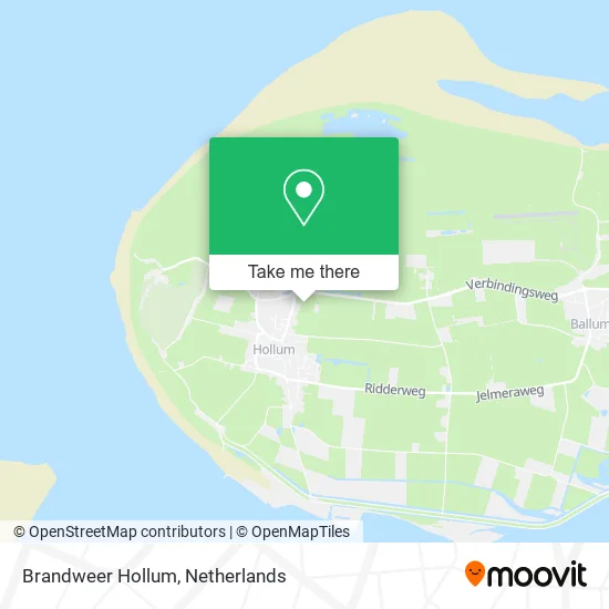 Brandweer Hollum map
