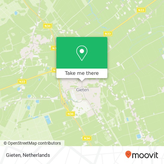 Gieten map