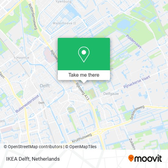 how to get to ikea delft in delft by bus train light rail or metro moovit