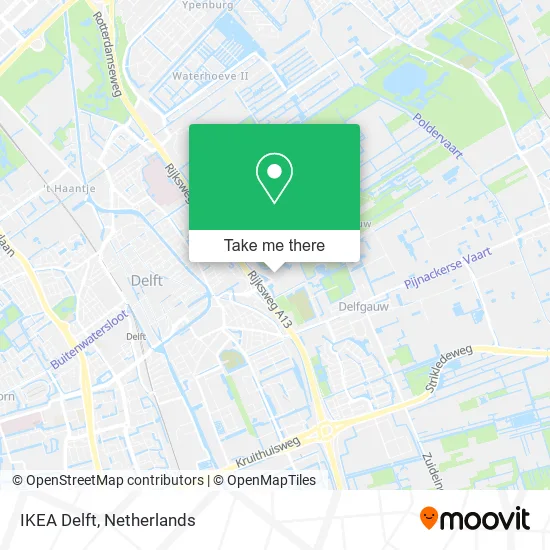 IKEA Delft map