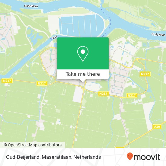 Oud-Beijerland, Maseratilaan map