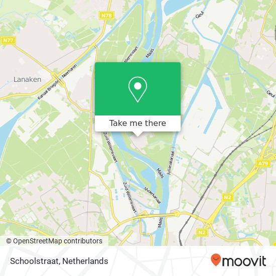 Schoolstraat map