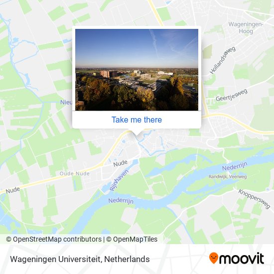 Wageningen Universiteit Karte