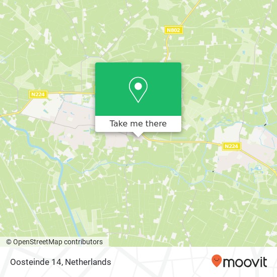 Oosteinde 14 map