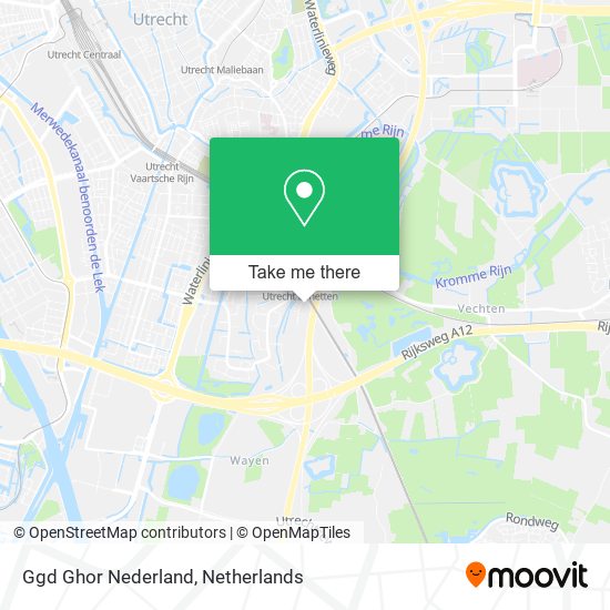 Ggd Ghor Nederland map