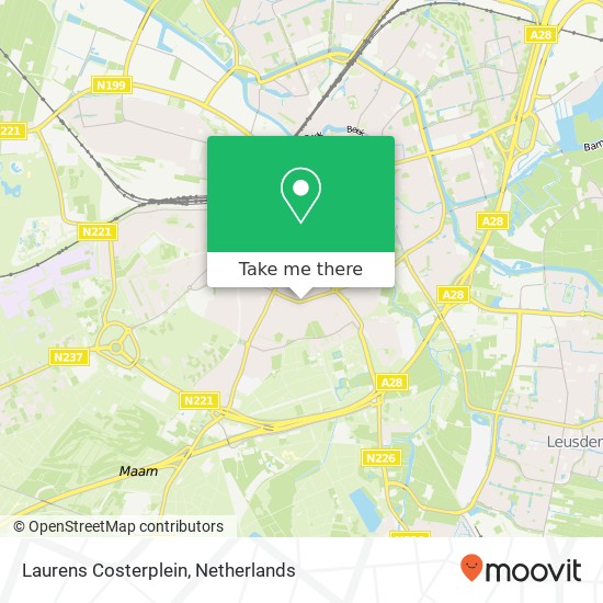 Laurens Costerplein map