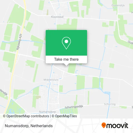 Numansdorp map