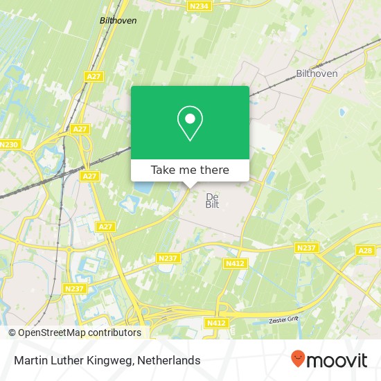 Martin Luther Kingweg Karte