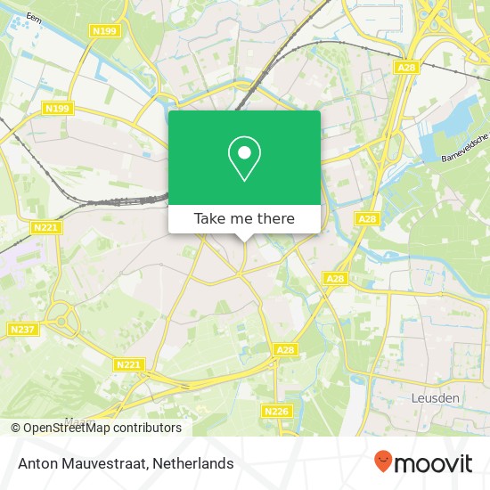 Anton Mauvestraat map