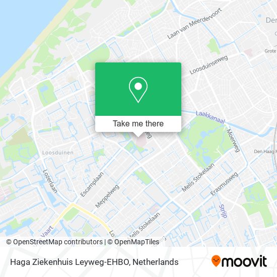 Haga Ziekenhuis Leyweg-EHBO Karte