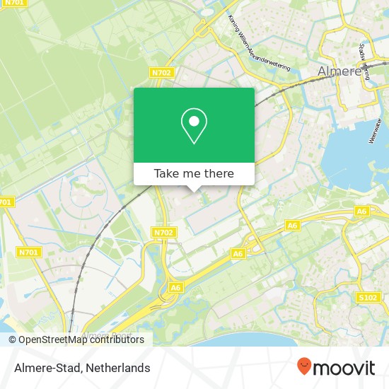 Almere-Stad Karte