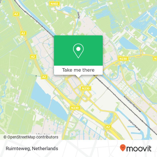 Ruimteweg map