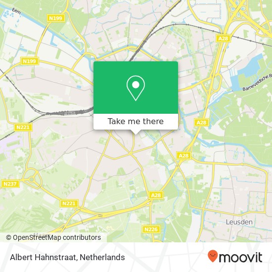 Albert Hahnstraat map