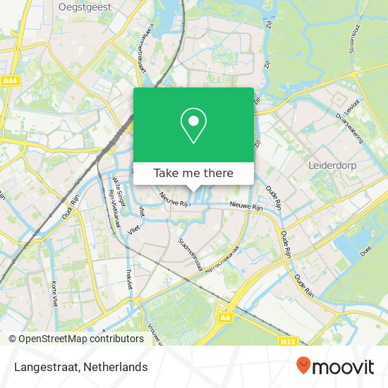 Langestraat map