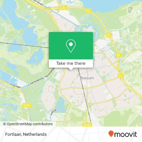 Fortlaan map