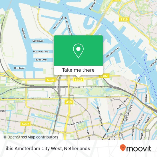 ibis Amsterdam City West map