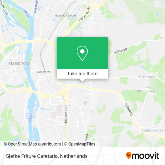 Sjefke Friture Cafetaria map