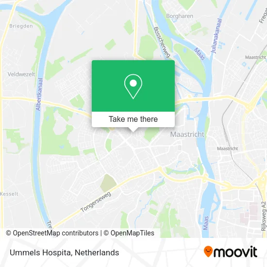 Ummels Hospita map