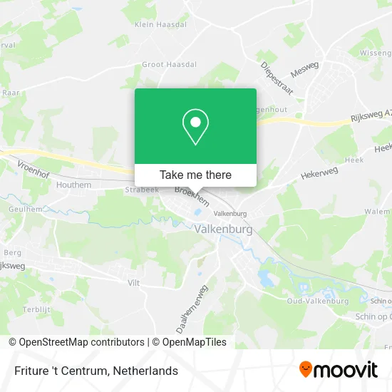 Friture 't Centrum map