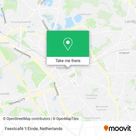 Feestcafé 't Einde map