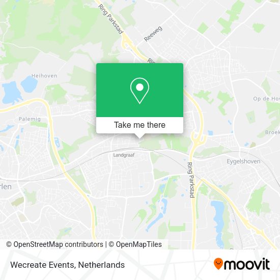 Wecreate Events map