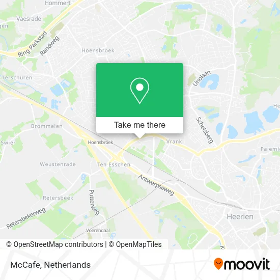 McCafé map