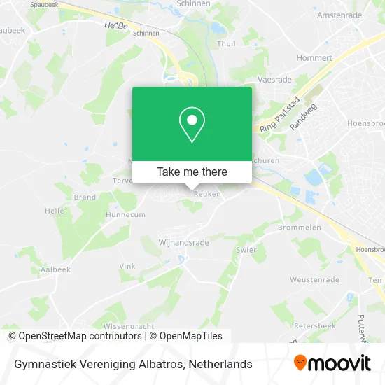 Gymnastiek Vereniging Albatros map