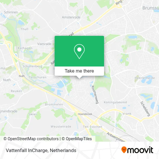 Vattenfall InCharge map