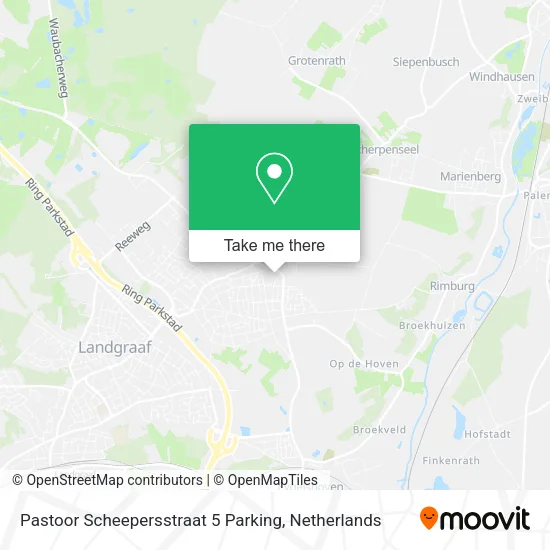 Pastoor Scheepersstraat 5 Parking map