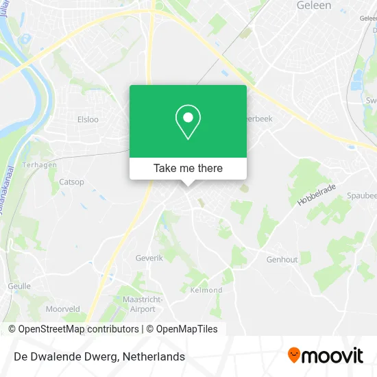 De Dwalende Dwerg map
