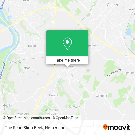 The Read Shop Beek Karte