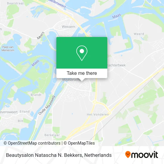 Beautysalon Natascha N. Bekkers map