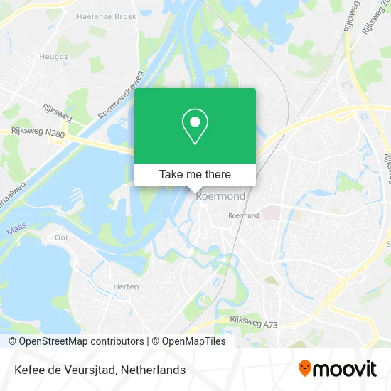 Kefee de Veursjtad map