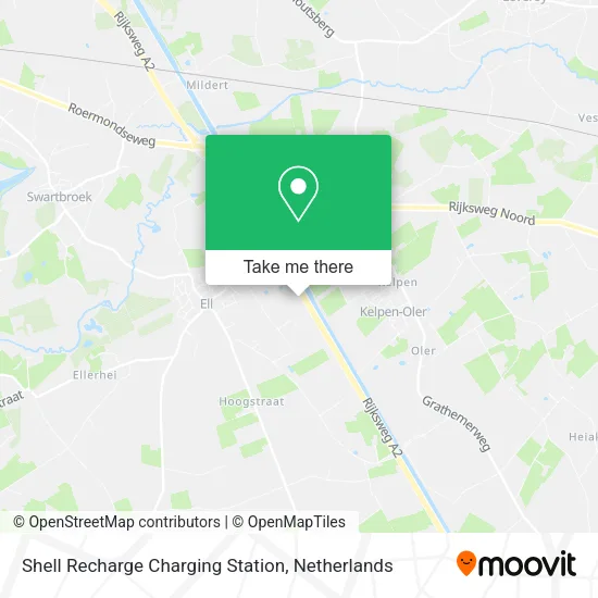 Shell Recharge Charging Station Karte