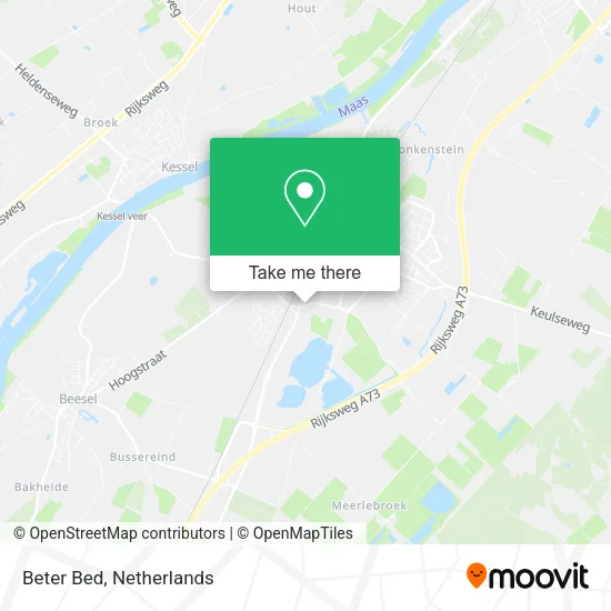 Beter Bed map